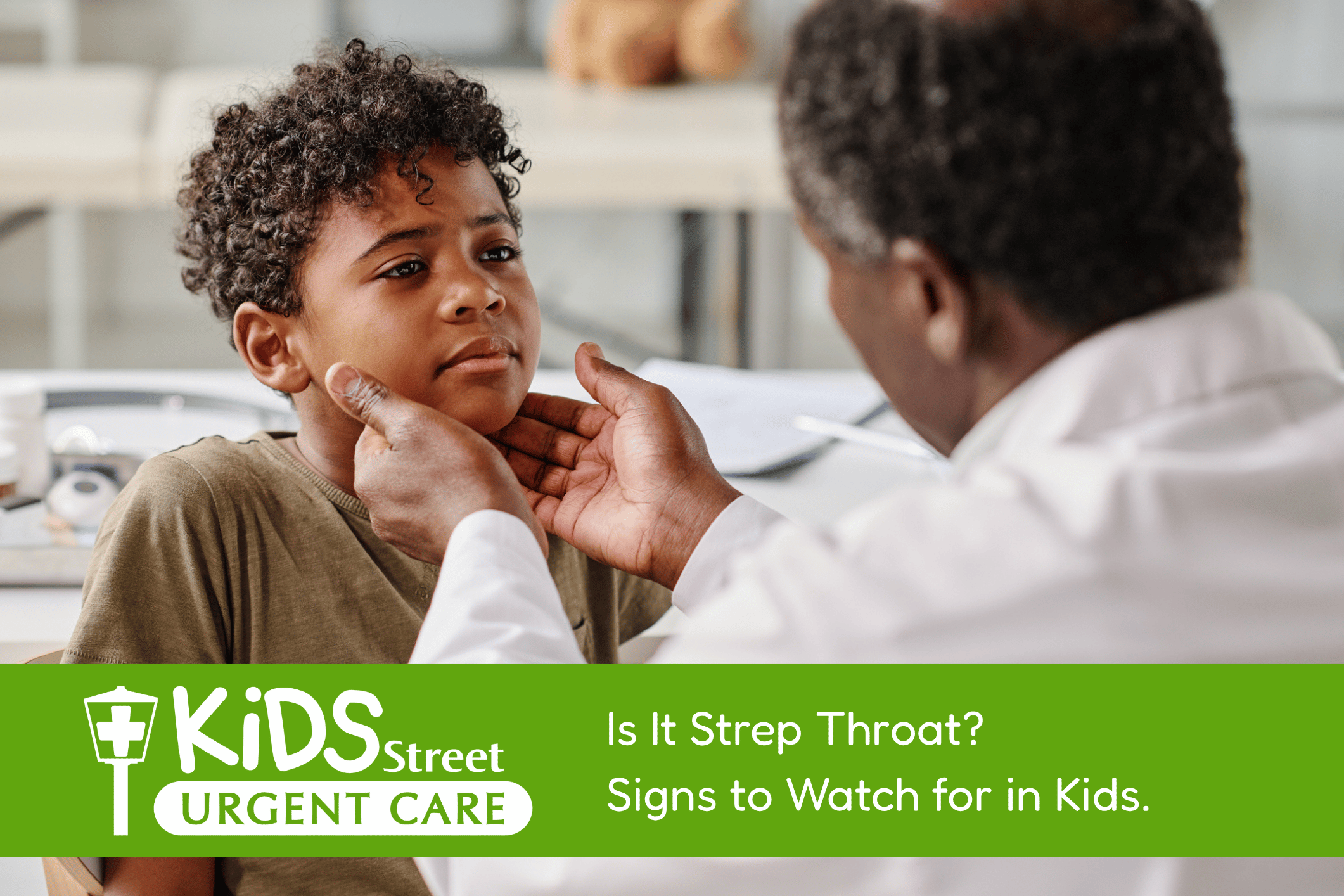 Is It Strep Throat Signs to Watch for in Kids Little boy with a sore throat at the doctor. Featured image for Is It Strep Throat? Signs to Watch for in Kids